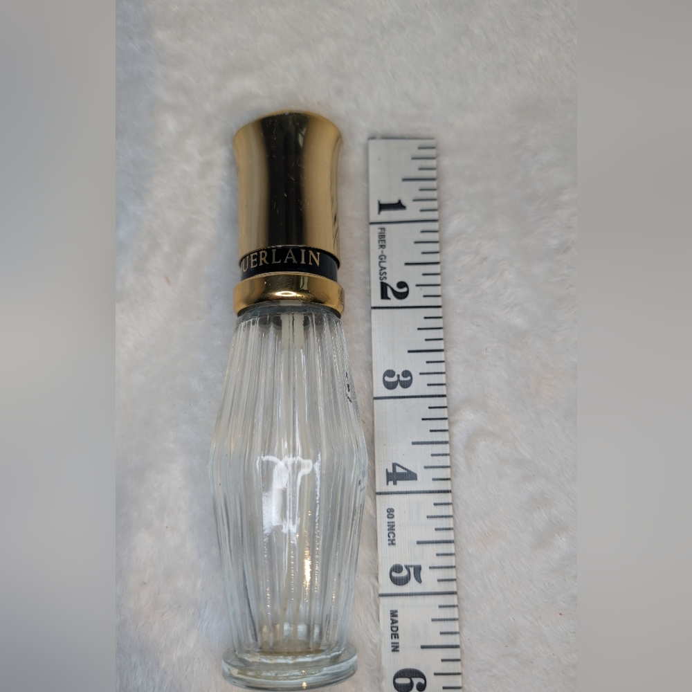 Guerlain Gold & Clear Crystal Perfume Bottle - Empty